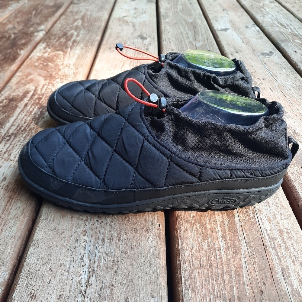 Chaco Ramble Puff Cinch Slippers Black Quilted Nylon JCH107479 Size 10.5 - Picture 8 of 16